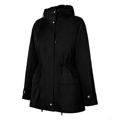 Cazadora Impermeable Negra by Pilar Rubio – Selmark