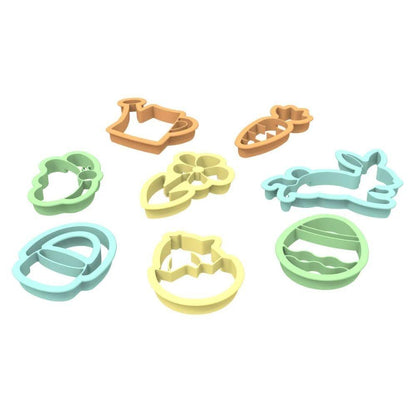 Moldes Spring Para Arena/Plastilina 8 ud. - ChildGen