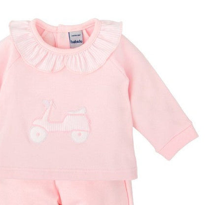 Chandal niña cuello volante Aire - Babidu