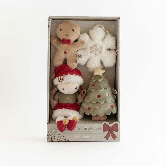 Adornos Rosa árbol Navidad - Little Dutch