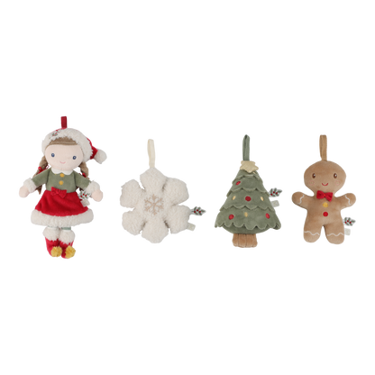 Adornos Rosa árbol Navidad - Little Dutch