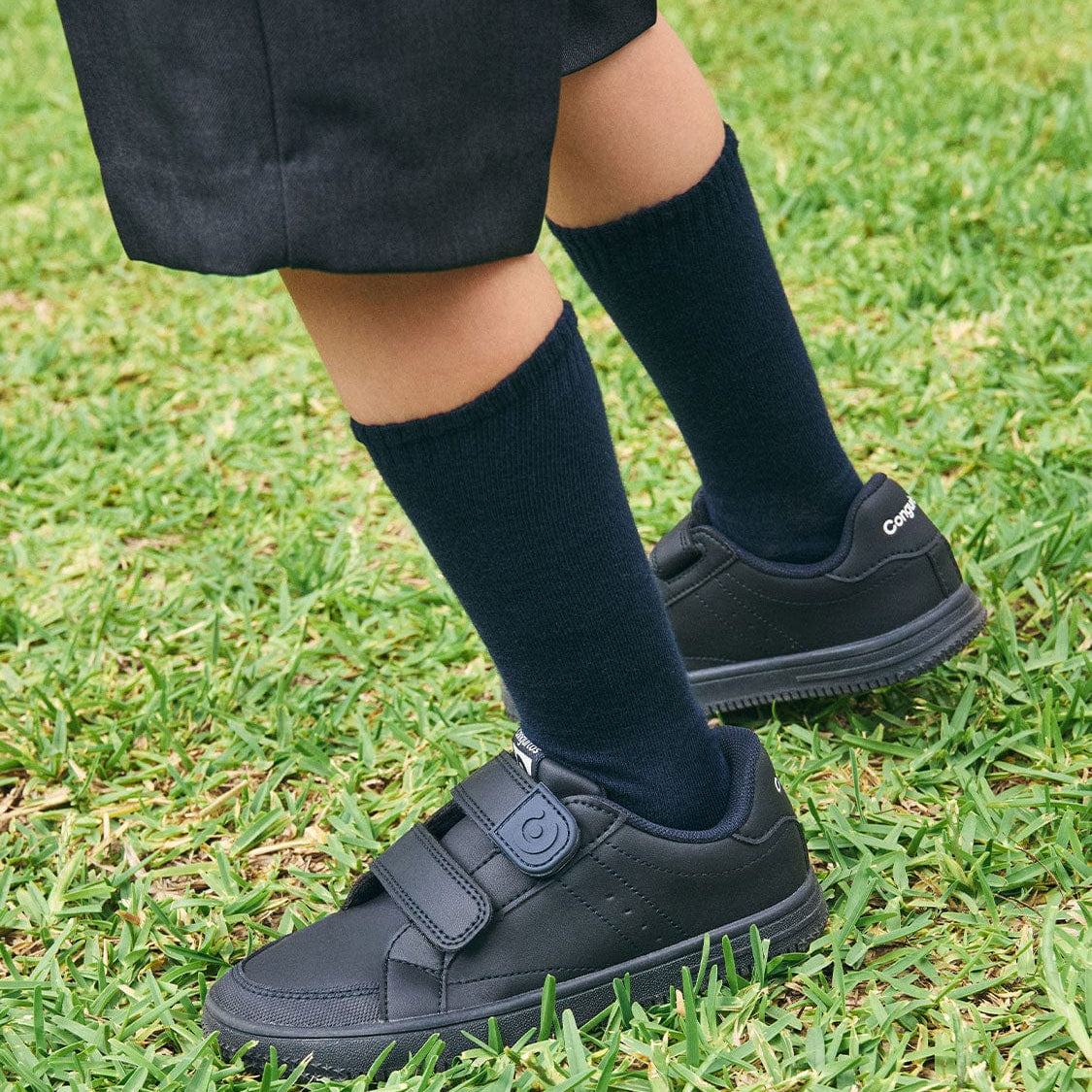 Deportivos colegiales Barefoot Azul Marino Goflex - Conguitos