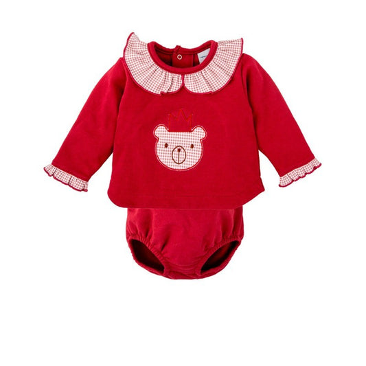 Conjunto ranita bebé cuello volante Nevada - Babidu