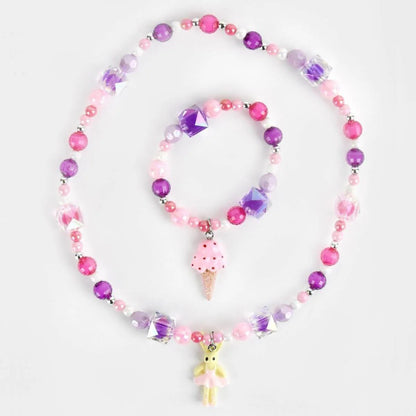 Conjunto Collar y Pulsera Conejito - Den Goda Fen