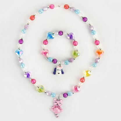 Conjunto Collar y Pulsera Gatito - Den Goda Fen