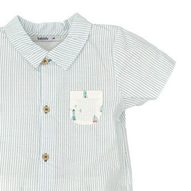 Conjunto niño cuello pico Claridad  - Babidu