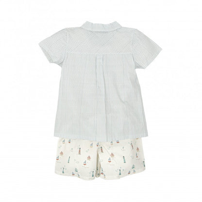 Conjunto niño cuello pico Claridad  - Babidu