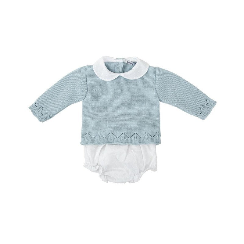 Conjunto punto con capota bebé Polar - Babidu