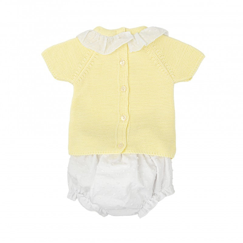 Conjunto ranita cuello bebé celeste Amanecer - Babidu