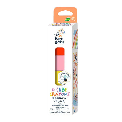 Crayones Cubo-Colores Arcoíris Haku Yoka