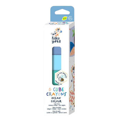 Crayones Cubo-Colores Océano Haku Yoka