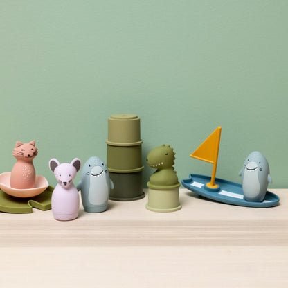 Cubos apilables 5 piezas Mr. Dino - Trixie