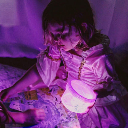 Cubos con luz Lumi lila - GloPals