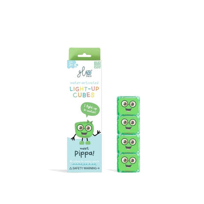 Cubos con luz Pippa verde - GloPals