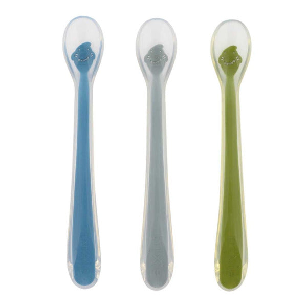 Cucharas de alimentación para bebé 3-pack Mr. Shark - Trixie