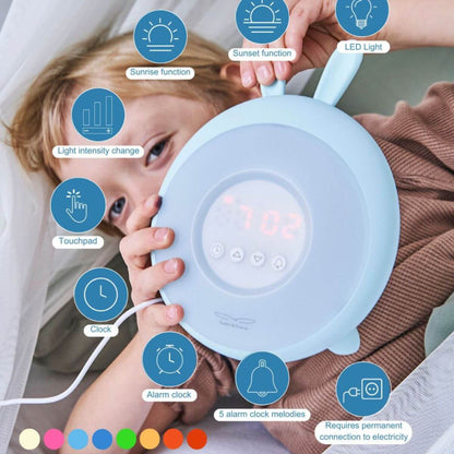 Despertador Lámpara Conejo Azul - Rabbit & Friends