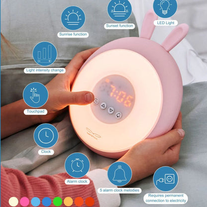 Despertador Lámpara Conejo Rosa - Rabbit & Friends