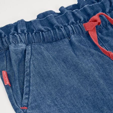 Bermudas denim de niña detalles ondas - Boboli