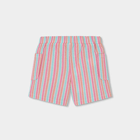 Bermuda popelín niña rayas colores - Boboli