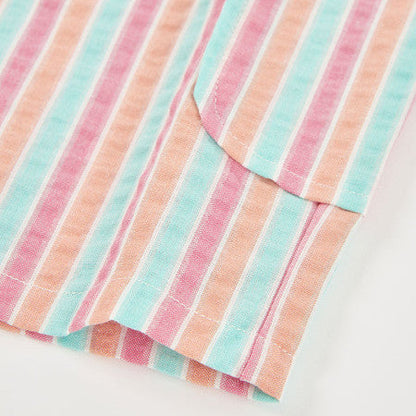 Bermuda popelín niña rayas colores - Boboli