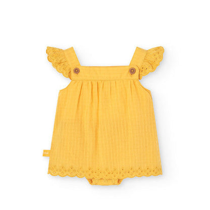 Vestido voile fantasía amarillo - Boboli