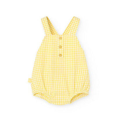 Peto culetín vichy amarillo - Boboli