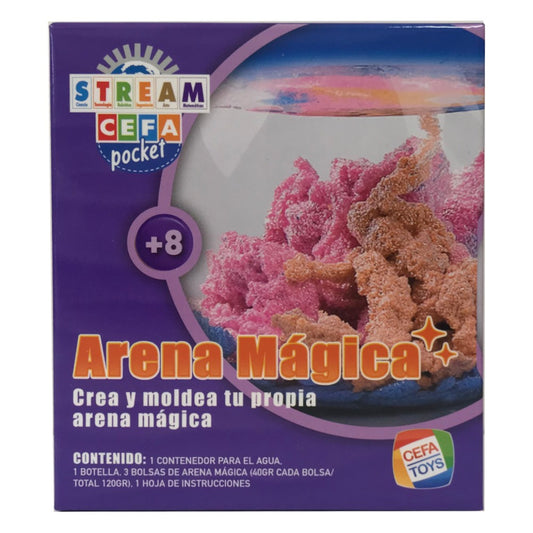 Experimentos ciencia bolsillo Arena Mágica - Cefa