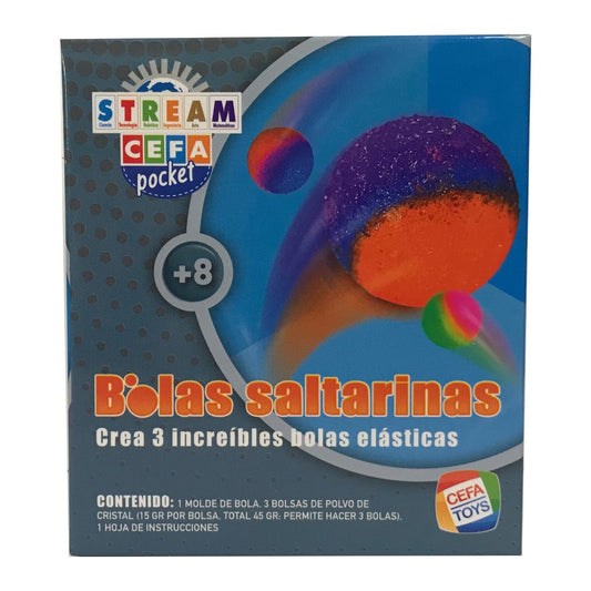Experimentos ciencia bolsillo Bolas Saltarinas - Cefa