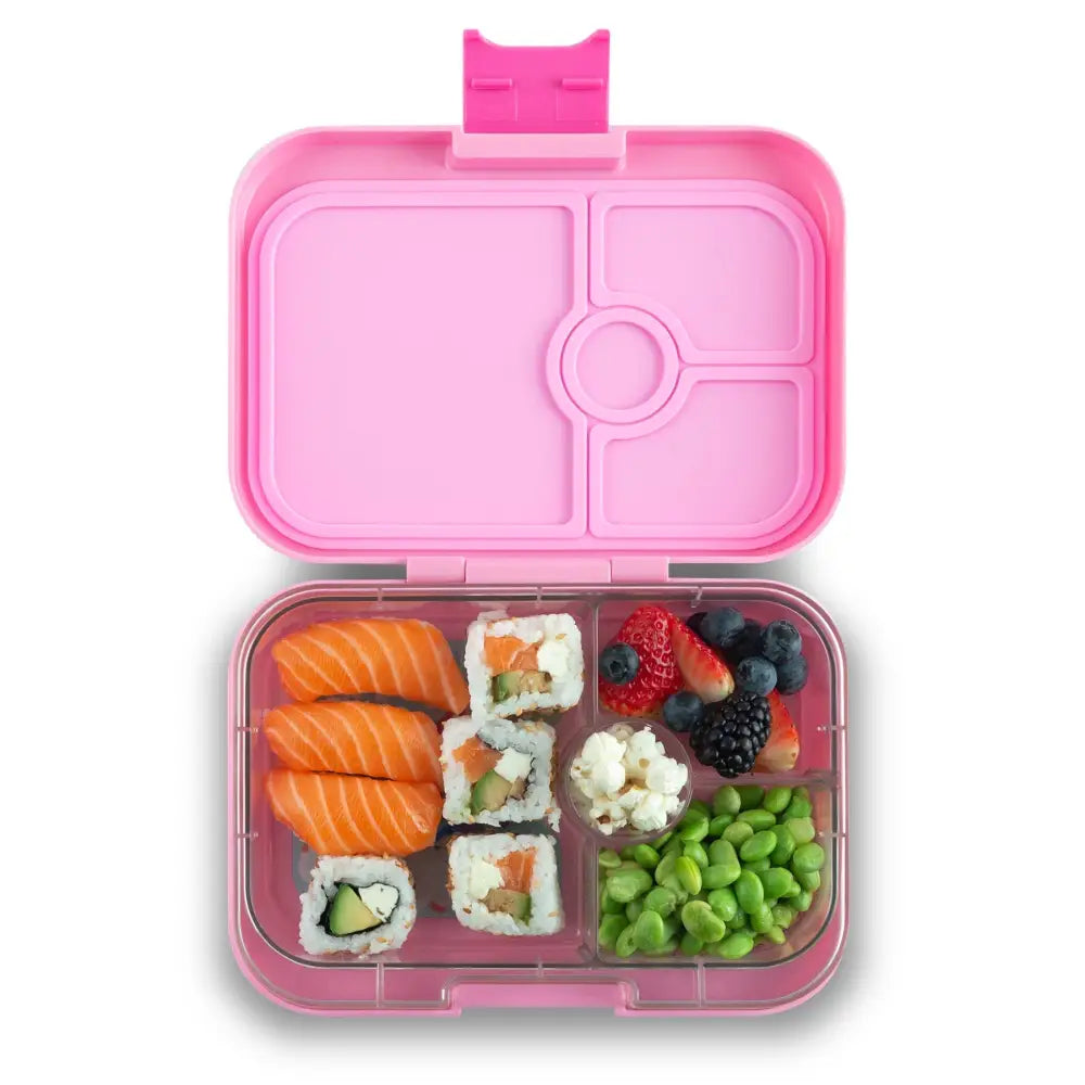 Caja almuerzo panino 4C Power Pink Rainbow - Yumbox