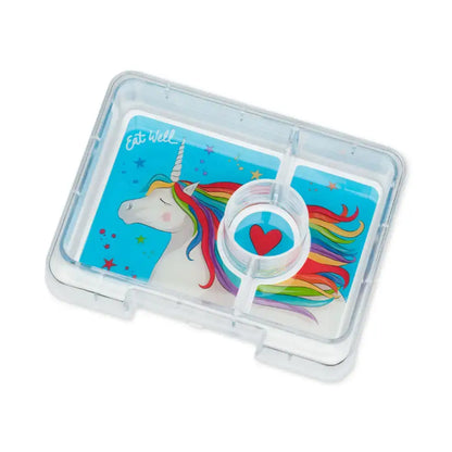 Caja almuerzo snack 3C Lavande Purple Unicorn - Yumbox