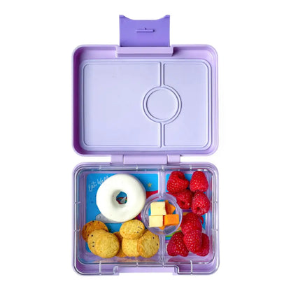 Caja almuerzo snack 3C Lavande Purple Unicorn - Yumbox