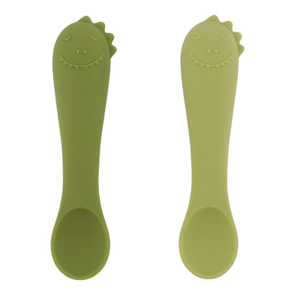Primeras cucharas para bebé 2-pack Mr. Dino - Trixie