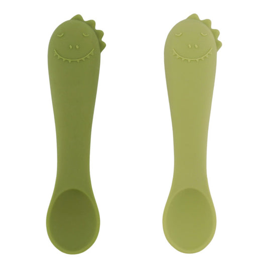 Primeras cucharas para bebé 2-pack Mr. Dino - Trixie