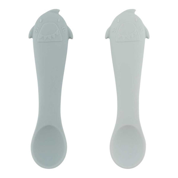 Primeras cucharas para bebé 2-pack Mr. Shark - Trixie
