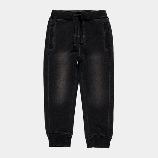 Pantalón Felpa Denim Niño Black - Boboli