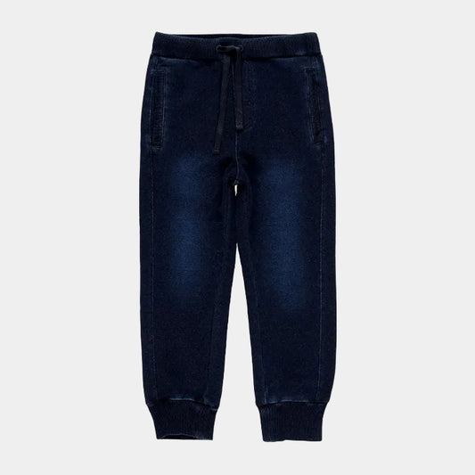 Pantalón Felpa Denim Niño Dark - Boboli