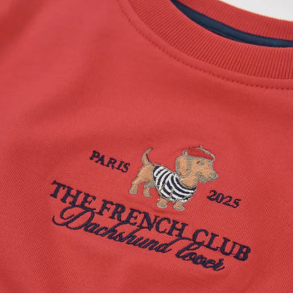 Sudadera Roja Perro Salchicha - Boboli