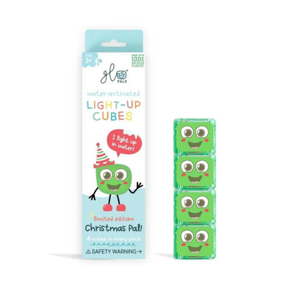Cubos con luz especial Christmas - GloPals
