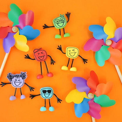 Set Alex + 2 cubos de luz amarillos - GloPals