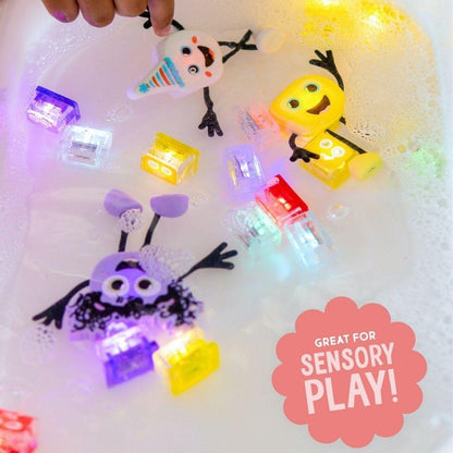 Set Lumi + 2 cubos de luz con luz lila - GloPals