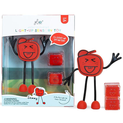 Set Sammy + 2 cubos de luz rojo - GloPals