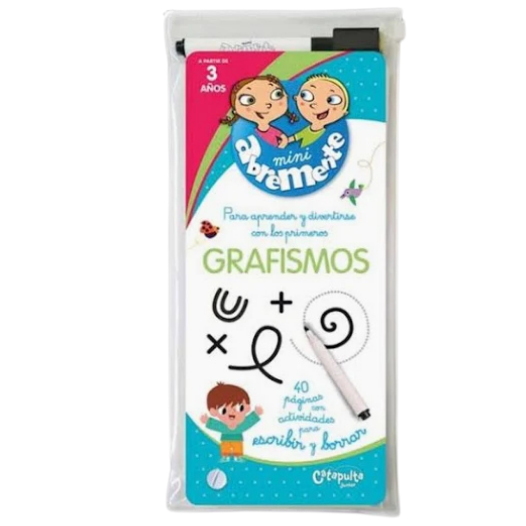 Mini Abremente. Para aprender y divertirse con la letra. Grafismos