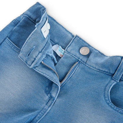 Bermuda vaquera niña celeste Boboli