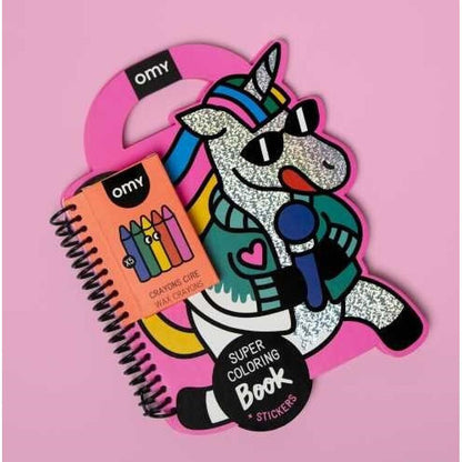 Libro con pinturas y pegatinas Yummy - Unicornio Lily