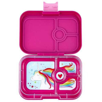 Caja almuerzo panino 4C Magical Unicorn fucsia - Yumbox