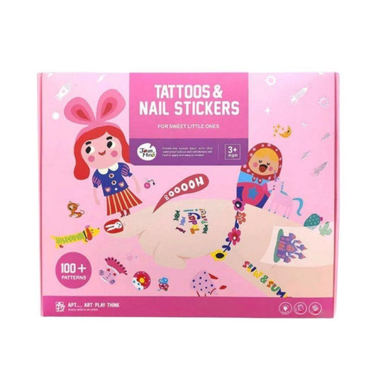 Set Stickers Uñas y Tattoos - Jarmelo