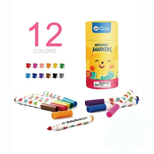 Rotuladores lavable de 12 ud - Jarmelo