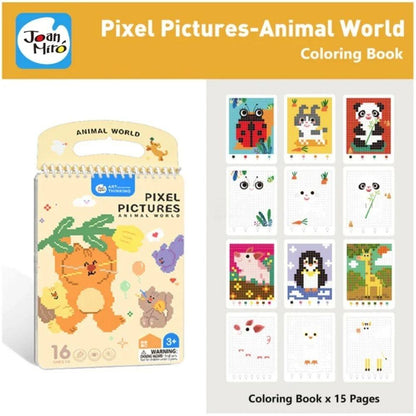 Cuaderno Pixel Art Animal World - Jarmelo