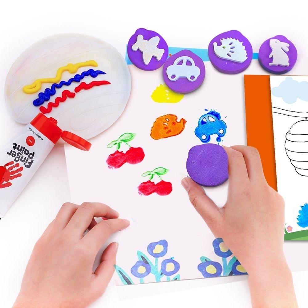 Set creativo pintura de dedos Magic Box - Jarmelo
