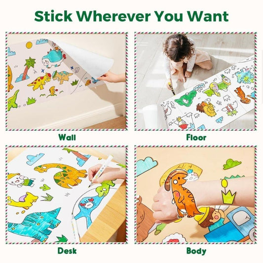 Papel adhesivo DINOSAUR ADVENTURES - Jarmelo